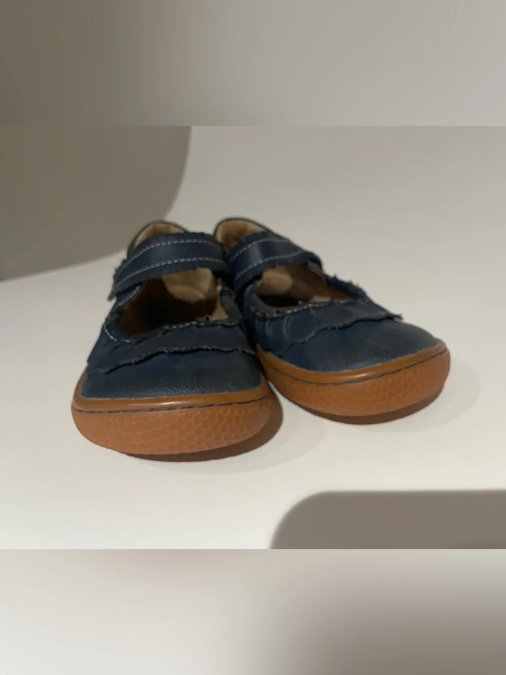 Livie & Luca Play Condition Ruched Leather Mary Jane Shoes Size 9 Toddler